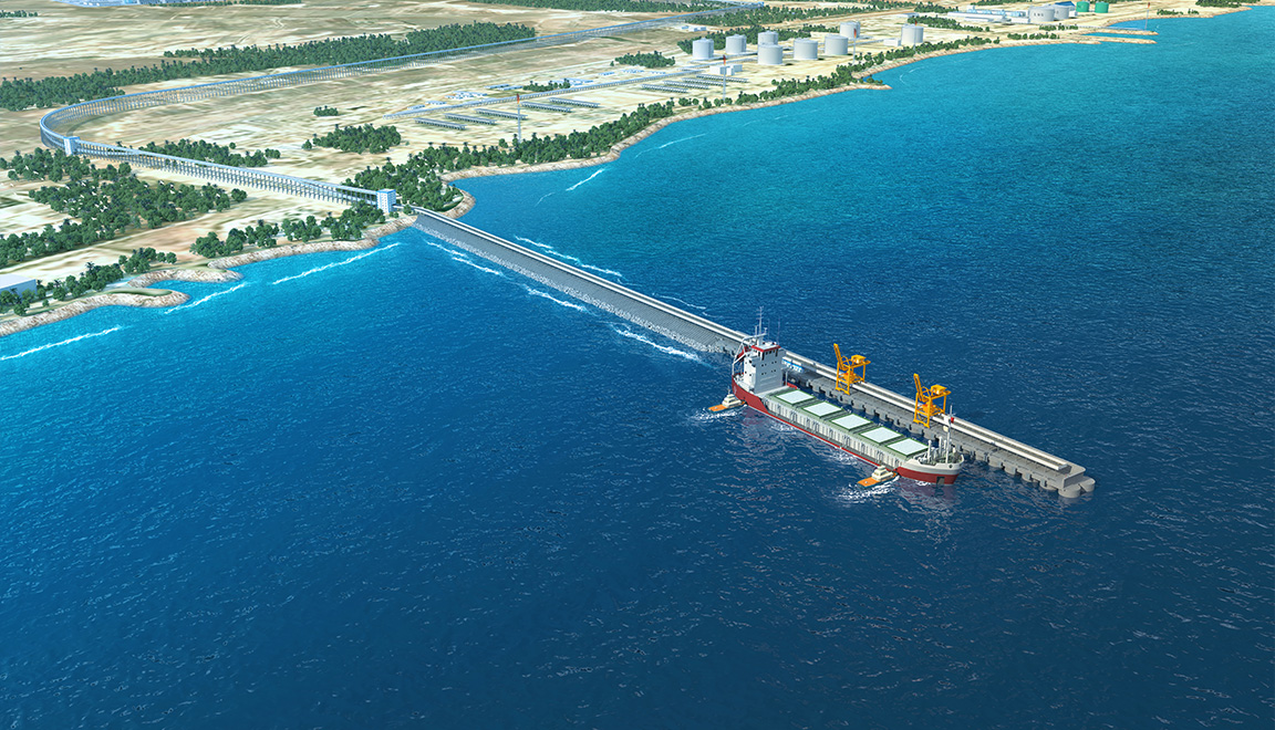 阿爾及利亞貝蒂瓦礦業碼頭工程