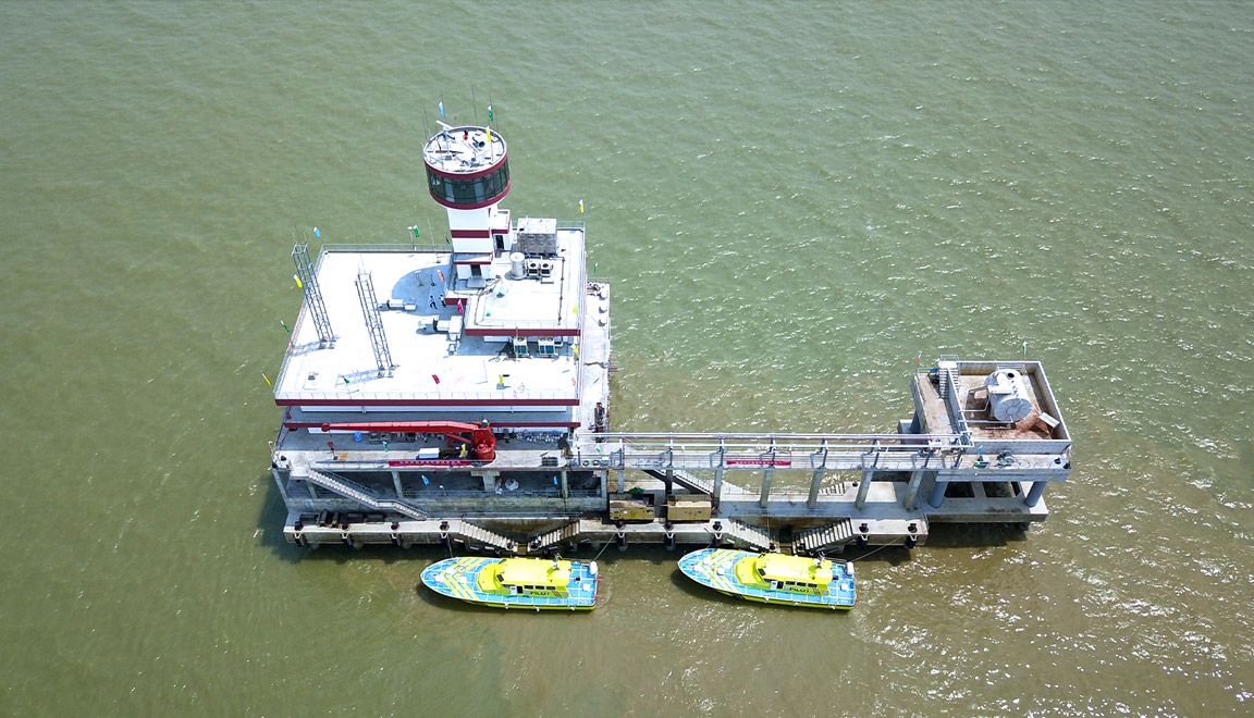 緬甸仰光外海引航站工程