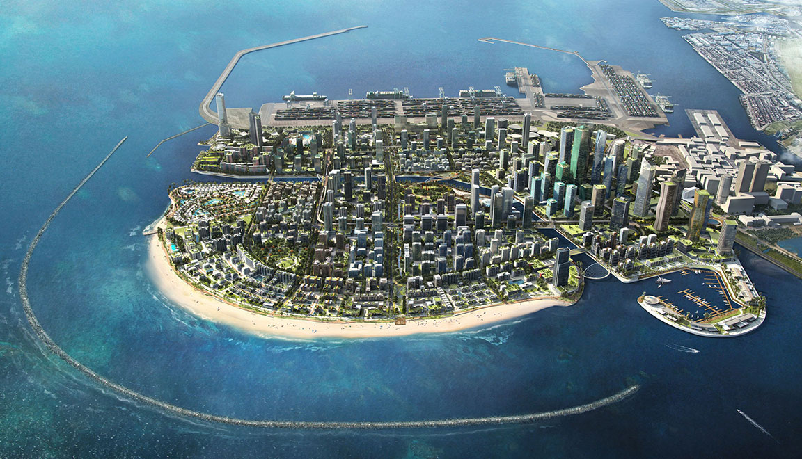 斯里蘭卡科倫坡港口城發(fā)展項(xiàng)目一期工程