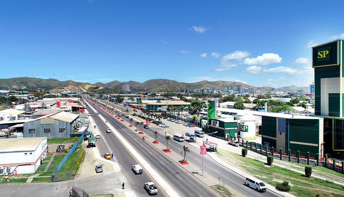 援巴布亞新幾內亞道路工程