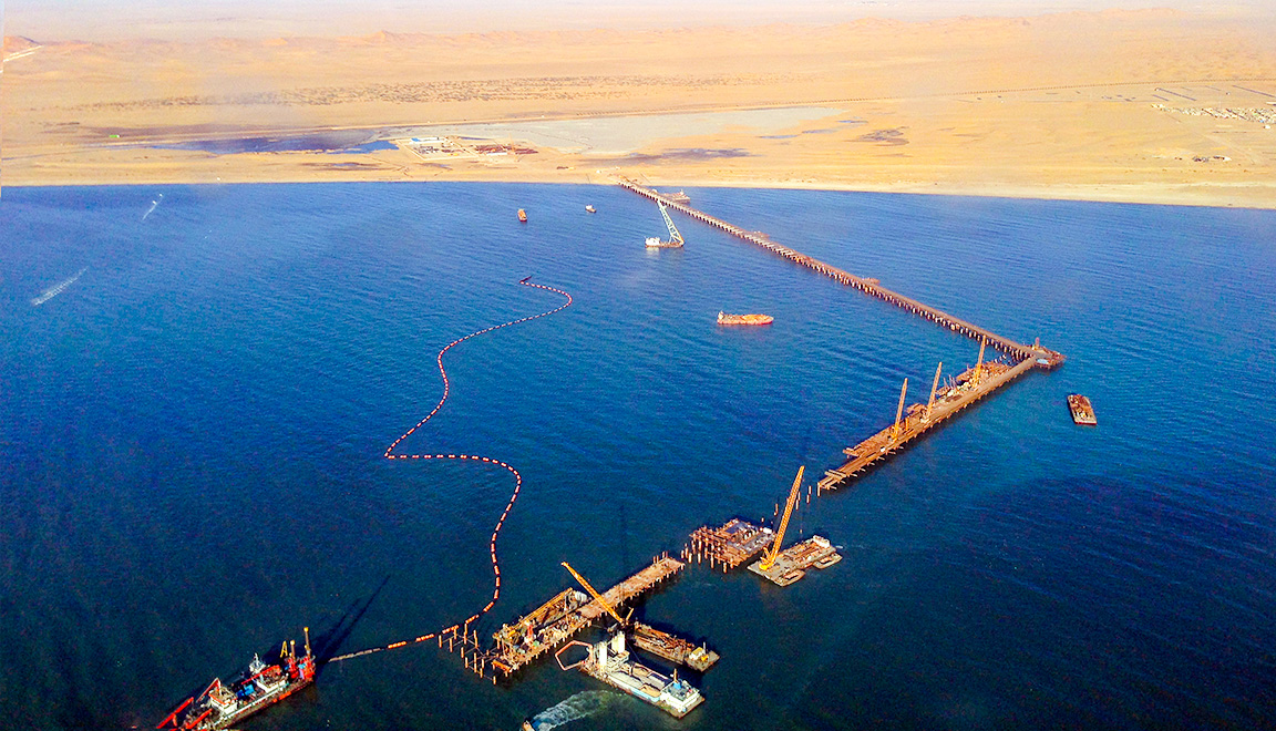 納米比亞鯨灣油碼頭工程